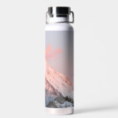 Last sun light on mountain Storžič, Slovenia Waterfles (Achterkant)