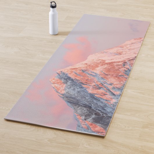 Last sun light on mountain Storžič, Slovenia Yogamat (In situ)