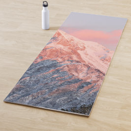 Last sun light on mountain Storžič, Slovenia Yogamat