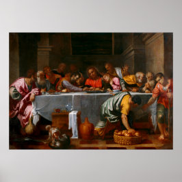 Last Supper - Agostino Carracci - c1595 Poster