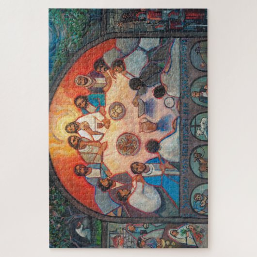 Last Supper Biblical Story Puzzle Legpuzzel (Verticaal)