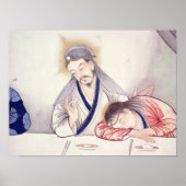 Last Supper, Christus en Sint-John Poster (Voorkant)