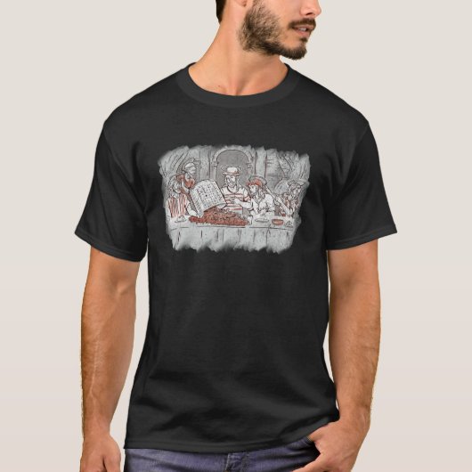 Last Supper Crab Boil Crawfish Jesus Christian Go T-shirt (Voorkant)