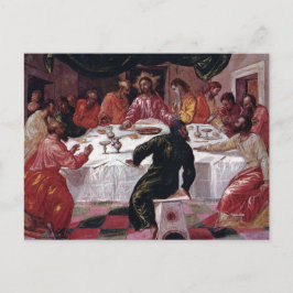 Last Supper - El Greco - c1595 Briefkaart