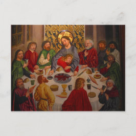 Last Supper - Heinrich Lutzelmann - c1485 Briefkaart