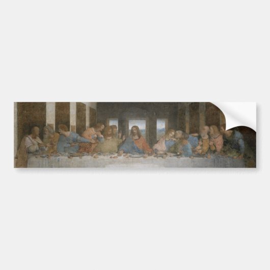 last supper man bumpersticker (Voorkant)