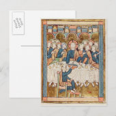 Last Supper uit 'Psautier a l'Usage de Paris Briefkaart (Voorkant / Achterkant)