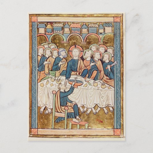 Last Supper uit 'Psautier a l'Usage de Paris Briefkaart (Voorkant)