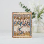 Last Supper uit 'Psautier a l'Usage de Paris Briefkaart (Staand voorkant)