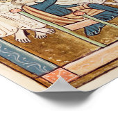 Last Supper uit 'Psautier a l'Usage de Paris Poster (Hoek)