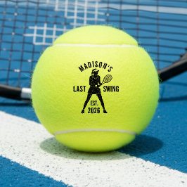 Last Swing Before the Ring Bachelorette Party Tennisballen