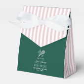 Last Swing Before the Ring green bachelorette Bedankdoosjes (Voorkant Zijde)