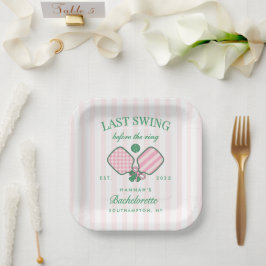 Last Swing Before The Ring Pickleball Bach Weekend Papieren Bordje