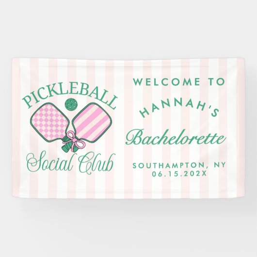 Last Swing Before The Ring Pickleball Bach Weekend Spandoek (Horizontaal)