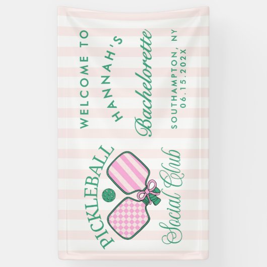 Last Swing Before The Ring Pickleball Bach Weekend Spandoek (Verticaal)