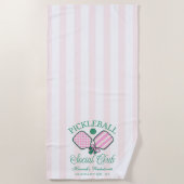 Last Swing Before The Ring Pickleball Bach Weekend Strandlaken (Voorkant)