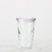 Last Swing Golf Bachelorette Pink Golf Acryl Drinkbeker (Rechts)