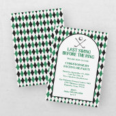 Last Swing Golf Country Club Bachelor Black Green Kaart
