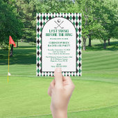 Last Swing Golf Country Club Bachelor Black Green Kaart