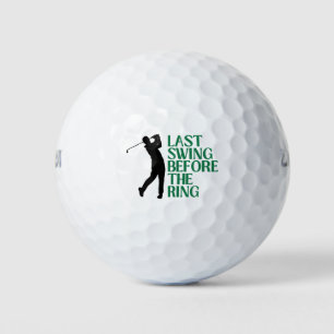 Last Swing Golf Country Club Bachelor Zwart Groen Golfballen