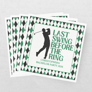 Last Swing Golf Country Club Vrijgezellenfeest Zwa Servet