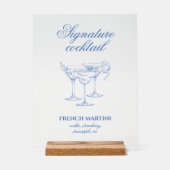 Last toast on the coast Bachelorette Acrylic Sign Acryl Bord (Voorkant)