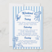 Last Toast On The Coast Bachelorette Weekend  Kaart (Achterkant)