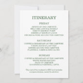 Last Trail Before The Veil Bachelorette Green Kaart (Achterkant)