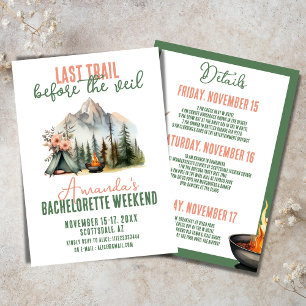 Last Trail Glamping Bachelorette reisweekend Kaart