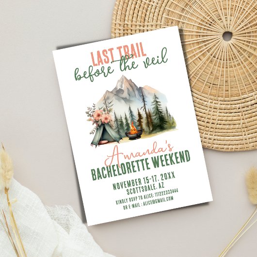 Last Trail Glamping Bachelorette reisweekend Kaart