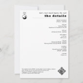 Last Trail Voor De Veil Glamping Bachelorette Kaart (Achterkant)