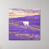 Last Transmission or Cow in a Field Canvas Afdruk (Voorkant)