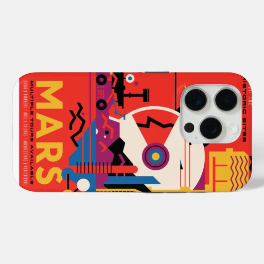 Last Trip To Mars Vacation Case-Mate iPhone Case (Achterkant (horizontaal))