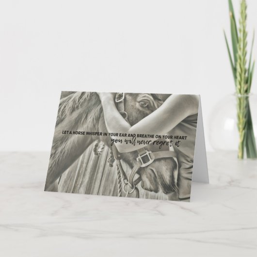 LAST WHISPER Greeting Card Bedankkaart (Voorkant)