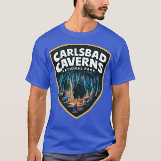 Lastbad Caverns National Park Cave Embleem T-shirt