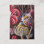 LASTEN MELISSA blauw rood paars fuchsia white Visitekaartje (Achterkant)