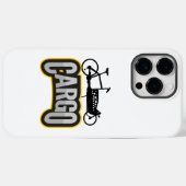 Lastenrad auf Arrowschrift Case-Mate iPhone Case (Achterkant (horizontaal))