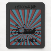 Lastenrad im Auge mit Strahlen und Spruch Muismat (Voorkant)