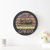 Lastenrad im Sonnenuntergang, Retro, Cargobike Grote Klok (Huis)