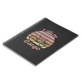 Lastenrad im Sonnenuntergang, Retro, Cargobike Notitieboek (Linkerzijde)