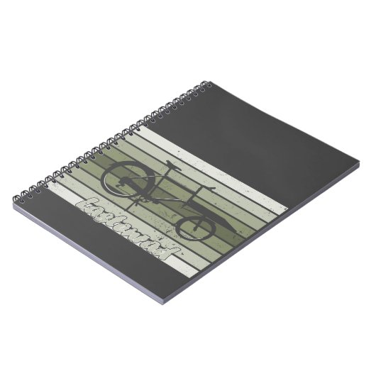 Lastenrad, Retro, Cargobike Notitieboek (Linkerzijde)