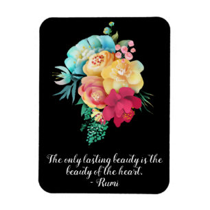 Laster Love Bouquet Rumi Quote Magneet