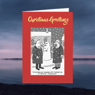 Laster teken Juridische QR-code Kerst Kaart