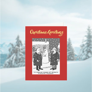 Laster teken Juridische QR-code Kerst Kaart