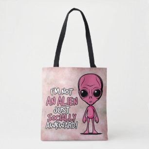 lastige bezoeker tote bag