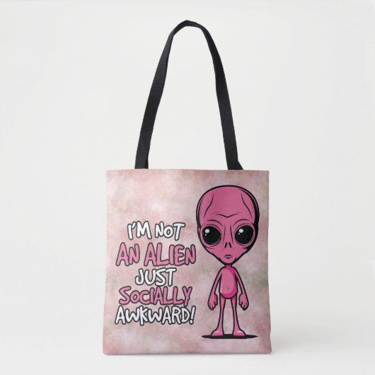 lastige bezoeker tote bag (Voorkant)
