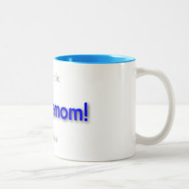lastige mama! tweekleurige koffiemok