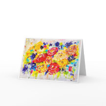 Lasting Impressions Boeket Kaart<Blank Inside>