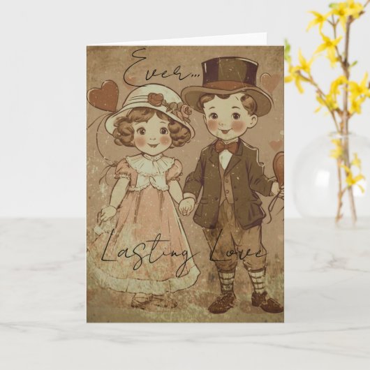 Lasting love Valentine's Kaart (Gele Bloem)