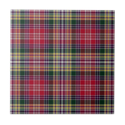 Lasting Tartan Tegeltje (Voorkant)
